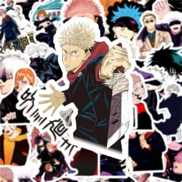50Pcs Jujutsu Kaisen Waterproof Cartoon Stickers Pack
