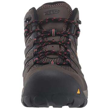 KEEN Utility Men's Lansing Mid Height Steel Toe Waterproof Work Boots