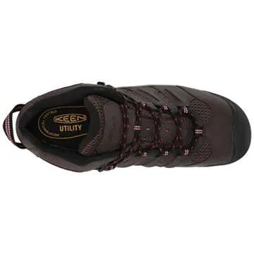 KEEN Utility Men's Lansing Mid Height Steel Toe Waterproof Work Boots