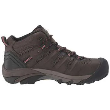 KEEN Utility Men's Lansing Mid Height Steel Toe Waterproof Work Boots