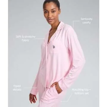 U.S. Polo Assn. Women's Pajama Sets for Comfort and Style