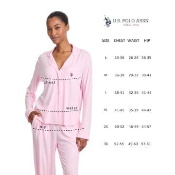U.S. Polo Assn. Women's Pajama Sets for Comfort and Style