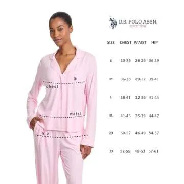 U.S. Polo Assn. Women's Pajama Sets for Comfort and Style