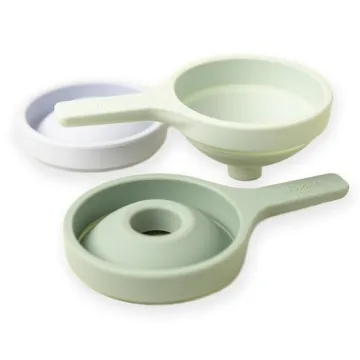 Inspire My Play 3 x Green Silicone Collapsible Funnels for Kids - Sensory Play Funnel Toys for Kids ...