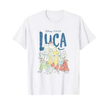 Magical Disney Pixar Luca Group Shot T-Shirt for Everyone