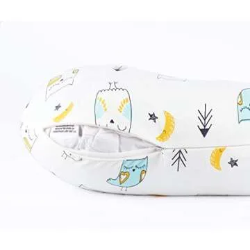 BROLEX Nursing Pillow Covers 2 Pack - Soft & Fitted Slipcovers