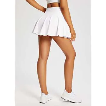 BALEAF Women's High Waisted Tennis Skirt for Comfort and Style