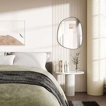 DDK Irregular Wall Mounted Mirror for Modern Homes