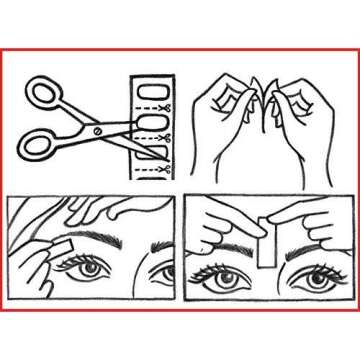 Parissa Eyebrow Shaper Wax Strips - Effective Hair Removal