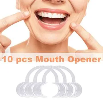 C-Shape Cheek Retractor 10 Pack for Dental Care & Fun Games