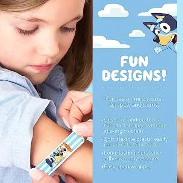 Bluey Kids Bandages for Fun Healing 100 CT