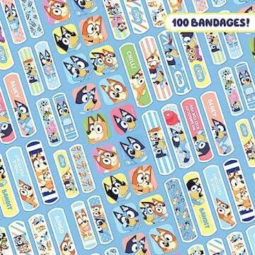 Bluey Kids Bandages for Fun Healing 100 CT