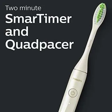 Philips One by Sonicare Rechargeable Toothbrush, Brush Head Bundle, Snow, BD1004/AZ