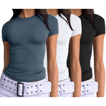 Automet Women's 3 Piece Y2K Crop Tops - Stylish and Versatile