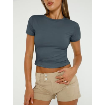Automet Women's 3 Piece Y2K Crop Tops - Stylish and Versatile