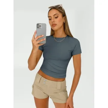 Automet Women's 3 Piece Y2K Crop Tops - Stylish and Versatile