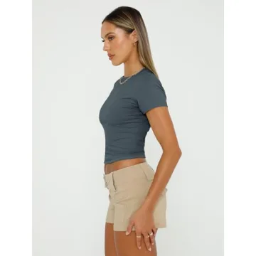 Automet Women's 3 Piece Y2K Crop Tops - Stylish and Versatile