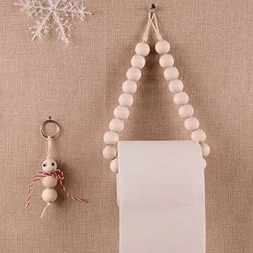 Kissitty 100Pcs Natural Unfinished Wood Beads for Crafting