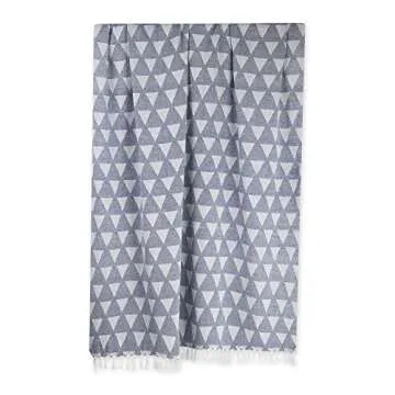 DII Decorative Triangle Woven Throw - Cozy and Chic Home Accent
