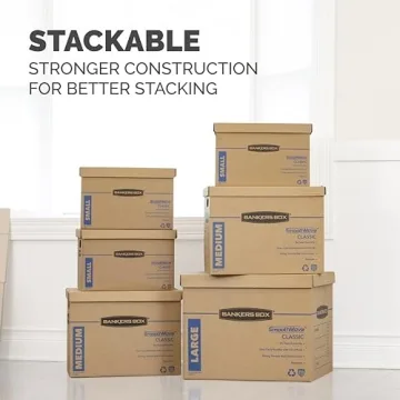 Bankers Box Classic Moving Box Kit for Easy Packing