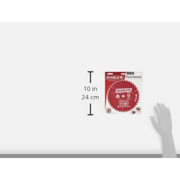 Precision Finish Saw Blade - Diablo D0740X 7-1/4" 40 Tooth