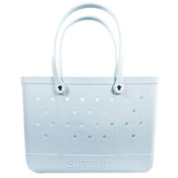 Simply Southern Simply Large Tote Arctic - Perfect Beach Companion