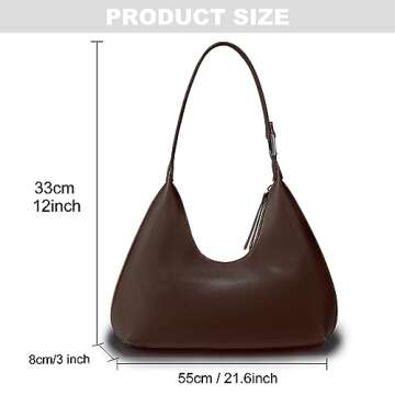 Pifelife Women's Crescent Hobo Bag - Stylish Shoulder Tote