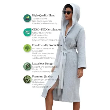 Luxury Waffle Shawl Collar Robe - Ultra Soft Spa Wear
