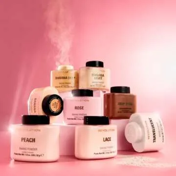 Revolution Beauty, Loose Baking Powder, Makeup Setting Powder, Long Lasting Coverage, Mattifies & Reduces Shine, Rose, 1.13 Oz