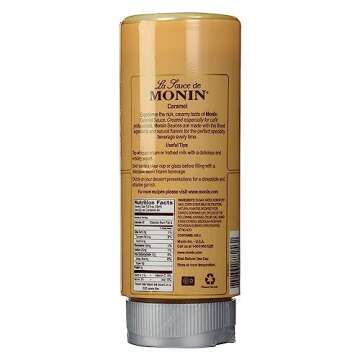 Monin - Gourmet Caramel Sauce, Rich and Buttery, Great for Desserts, Coffee, and Snacks, Gluten-Free...