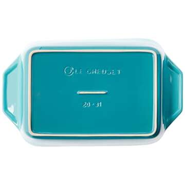 Le Creuset Stoneware Rectangular Dish 1.8 qt Caribbean