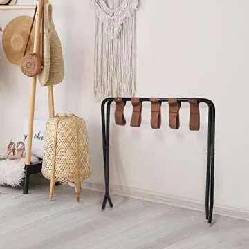 OFIDELITY Luggage Racks – Durable 2 Pack Suitcase Stand