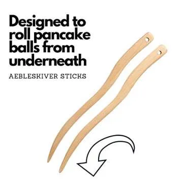 Upstreet Cast Iron Aebleskiver Pan/Ebelskiver Pan/Ideal for Mini Pancake Mold, Cake Pop Pan, and Takoyaki Maker for Danish Stuffed (Red)