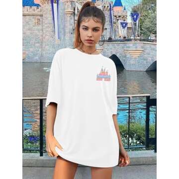 Magic Kingdom Shirt: Fun Holiday Graphic Tee for Women