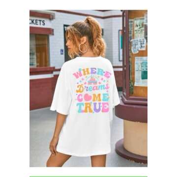 Magic Kingdom Shirt: Fun Holiday Graphic Tee for Women