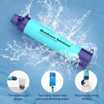 Membrane Solutions Portable Water Filter for Outdoor Adventures