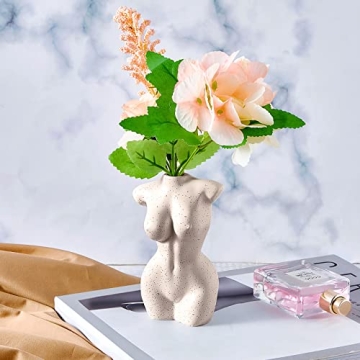 Elegant Handmade Female Body Vase for Artistic Decor