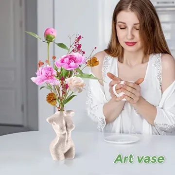 Elegant Handmade Female Body Vase for Artistic Decor
