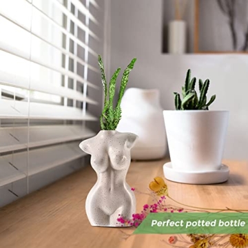 Elegant Handmade Female Body Vase for Artistic Decor