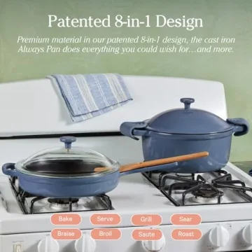 Our Place Always Pan | 10-inch Multifunctional Cast Iron Cookware