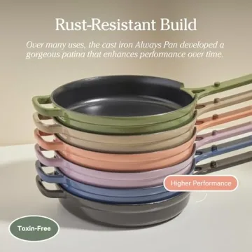 Our Place Always Pan | 10-inch Multifunctional Cast Iron Cookware