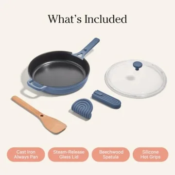 Our Place Always Pan | 10-inch Multifunctional Cast Iron Cookware