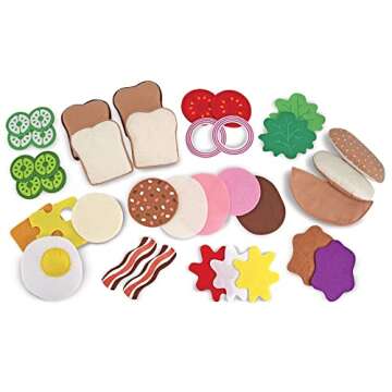 Melissa & Doug Toys - Felt Food - Sandwich Set