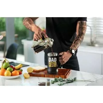 NEWELEVEN Gifts For Dad From Daughter, Son, Kids - Gifts For Dad, Men, Husband - Best Birthday Gifts For Dad, Father, New Dad, Step Dad, Bonus Dad - Beer Mug