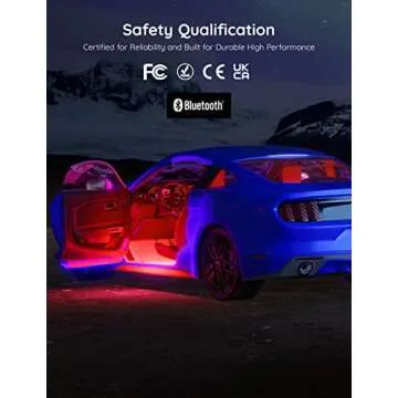 Govee Car Lights, Smart RGBIC Interior Car Lights with APP, Remote Control, LED Lights for Car with Music Sync, DIY Mode and Multiple Scene Options, 2 Lines Design 72 LED Lights for Car Decor