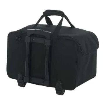Gator LED PAR Lighting Tote Bag with Wheels for Easy Transport