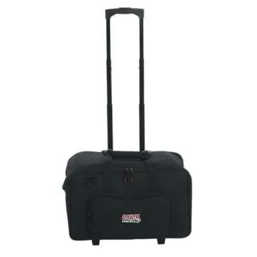 Gator LED PAR Lighting Tote Bag with Wheels for Easy Transport