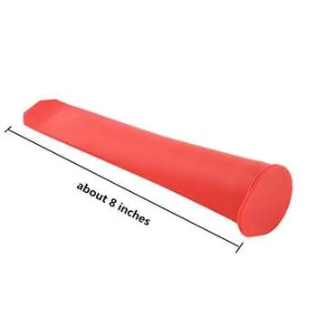 Mirenlife Silicone Ice Pop Molds - Set of 8 Vibrant Colors