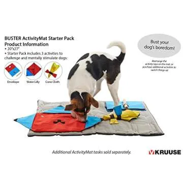 Kruuse Buster Activity Mat - Engaging Dog Puzzle Set