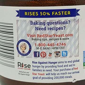 Red Star Quick Rise Yeast - Perfect for Quick Baking!